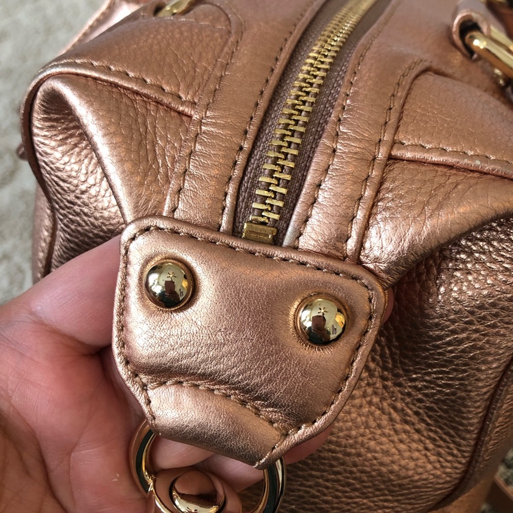 Rebecca Minkoff MAB Mini Satchel in Rosegold - Picture 16 of 17